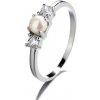 Prsteny Majya Stříbrný prsten s perlou MARIA 10037