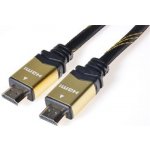 PremiumCord GOLD HDMI + Ethernet kabel, zlac., 1m - kphdmet1 – Zboží Živě