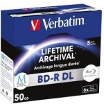 Verbatim BD-R 50GB 6x, jewel, 5ks (43846) – Zbozi.Blesk.cz