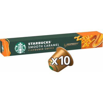 Starbucks by NESPRESSO Smooth Caramel Flavoured Coffee kávové kapsle 10 kapslí – Zboží Mobilmania