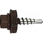 Šroub farmářský 4,8x20, šestihranná hlava, RAL 8017, 250ks – Zbozi.Blesk.cz