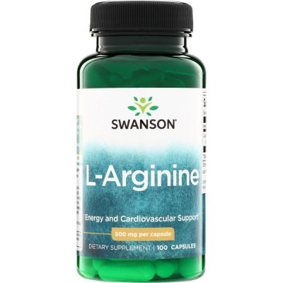 Swanson L-Arginine 500 100 kapslí – Hledejceny.cz