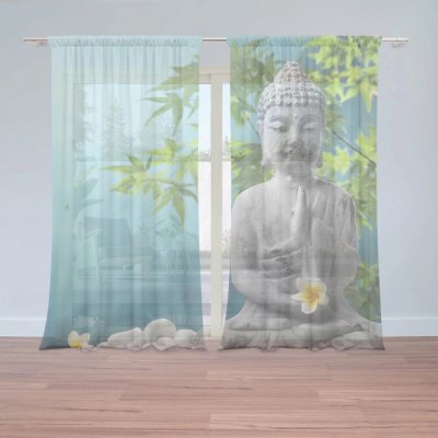 Záclony Buddha: 2 ks - 150x250 cm - Sablio – Hledejceny.cz