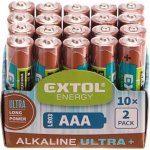 EXTOL ENERGY Ultra+ AAA 20ks 42012 – Zboží Mobilmania