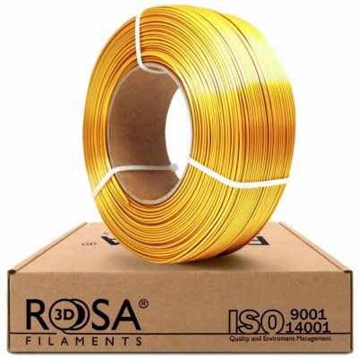 Rosa 3d PLA 1,75 mm 1000 g zlatý
