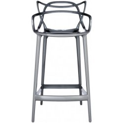 Kartell Masters stool Metal stříbrná