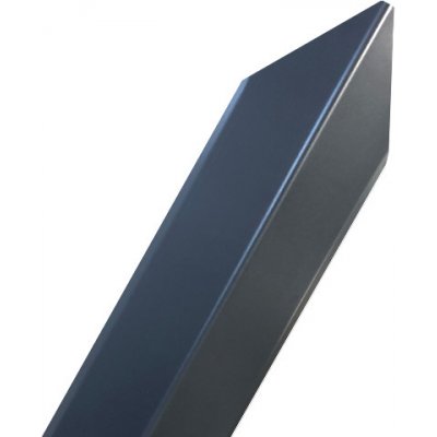 Ochranný roh ocelový Verze: ANTRACITOVÝ, Rozměry: 150 cm x 4,5 cm x 0,55 mm - Kód: 17872 – Zbozi.Blesk.cz