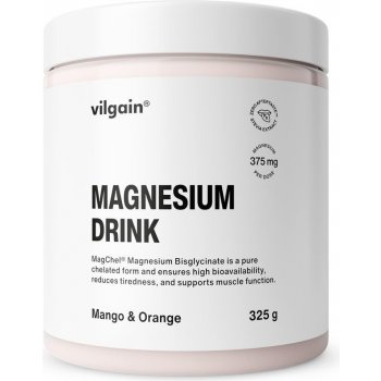 Vilgain Magnesium Drink Mango a pomeranč 325 g