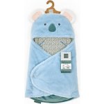 Doudou et Compagnie Paris Doudou Plyšová modrá dečka s kapucí Yoca le koala – Zboží Mobilmania