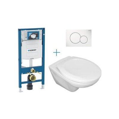 Geberit Duofix tlačítko Sigma01 alpská bílá WC Jika Euroline + SEDÁTKO 111.300.00.5 CW1 – Zboží Dáma