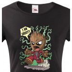 Dámské tričko Groot Černá – Hledejceny.cz