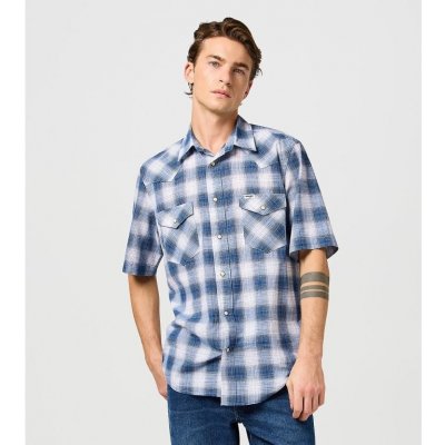 Wrangler Western košile blue shadow – Hledejceny.cz