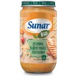 Sunar BIO Zelenina těstoviny kuřecí maso 12m+ 235 g – Zboží Dáma