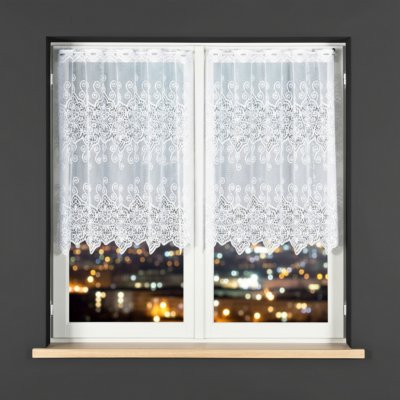 Dekorační metrážová vitrážová záclona NADIA bílá výška 100 cm MyBestHome – Zboží Dáma Dekorační metrážová vitrážová záclona NADIA bílá výška 100 cm MyBestHome – Zboží Dáma