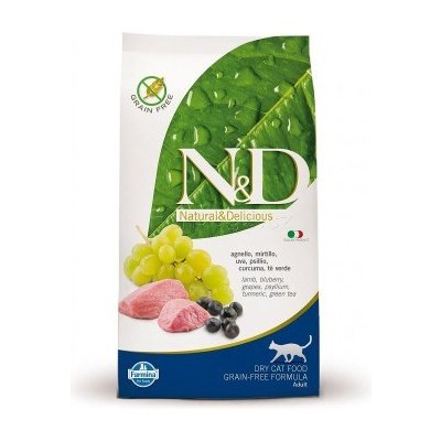 N&D Granule pro kočky Grain Free Adult Lamb & Blueberry 10 kg – Zboží Mobilmania