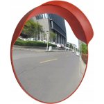 zahrada-XL Dopravní vypouklé zrcadlo PC plast oranžové 60 cm venkovní