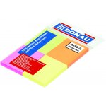 Donau Samolepicí bloček, 200 listů, 38 x 51 mm - mix neonových barev – Zboží Živě