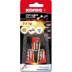 Kores Power Glue Gel 3 x 1 g – Zbozi.Blesk.cz