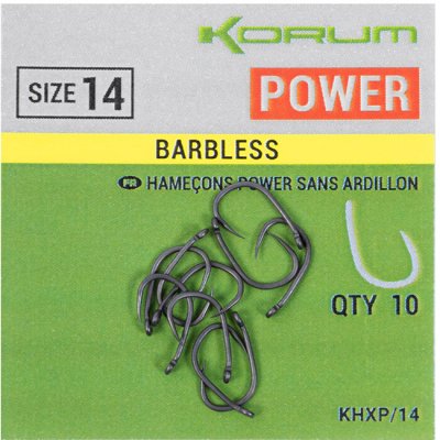 Korum Xpert Power Hooks Barbed vel.10 10ks – Hledejceny.cz