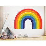 Nalepte.cz samolepka na zeď Pestrá duha arch, rozměry 20 x 14 cm – Zboží Dáma