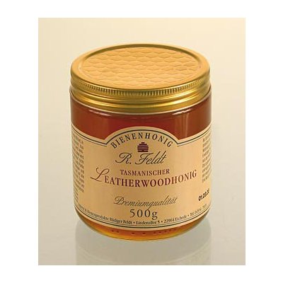 Med Leatherwood, Tasmánie, tmavý, tekutý, vysoce aromatický, exotický, 500 g – Zboží Dáma