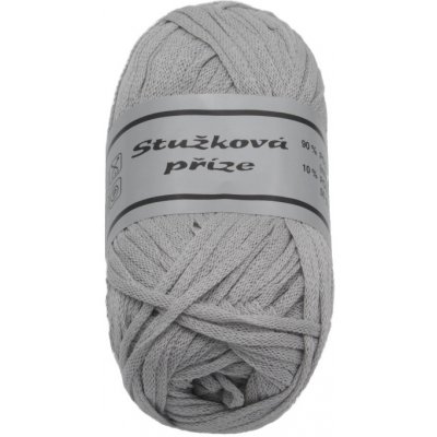 Bellatex Příze STUŽKOVÁ Šedá 50g / 109 m – Hledejceny.cz