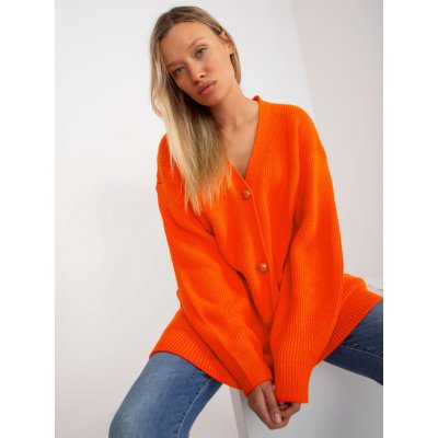 Dámský svetr LC SW 0267 oranžový – Zboží Mobilmania