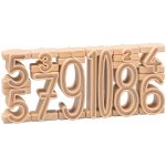 Wissner Dřevěná sada stohovacích čísel 11 ks – Zboží Dáma