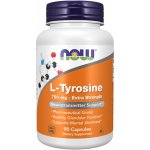Now Foods L-Tyrosine Extra Strength 750 mg 90 rostlinných kapslí – Hledejceny.cz