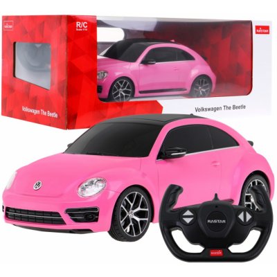 Rastar Auto na dálkové ovládání Volkswagen Beetle RTR růžové 1:14 – Zboží Dáma