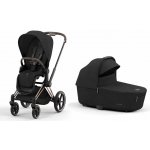 CYBEX Rám Priam 4.0 + Seat Pack + Lux Carry Cot 2025 Sepia Black – Zboží Dáma