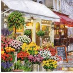 Ubrousek 33x33cm Prodej květin – Zboží Dáma