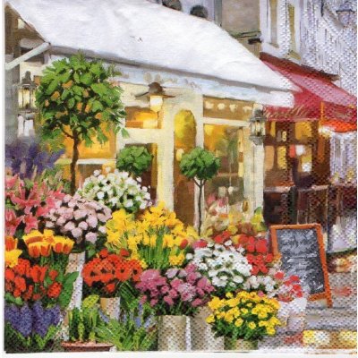 Ubrousek 33x33cm Prodej květin – Zboží Dáma