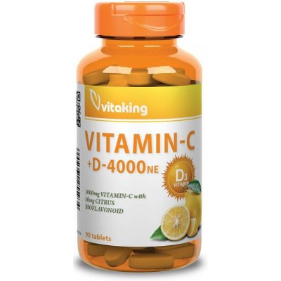 Vitaking C 1000+D4000 Komplex 90 tablet – Hledejceny.cz