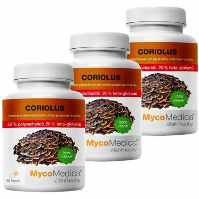 Coriolus 50% 3 x 90 kapslí – Hledejceny.cz