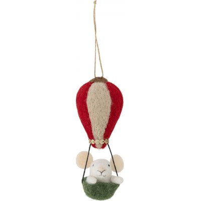 Bloomingville Plstěná vánoční ozdoba Peo Green Wool multi barva textil – Hledejceny.cz