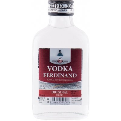 Vodka Ferdinand 40% 0,1 l (holá láhev) – Zboží Mobilmania