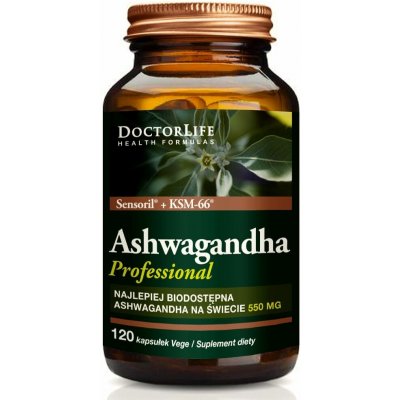Doctor Life Ashwagandha Professional 120 kapslí – Hledejceny.cz
