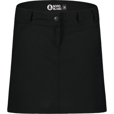 Nordblanc Hazy dámská outdoorová šortko-sukně černá
