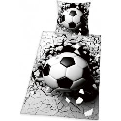 Herding Povlečení 3D Efekt Fotbalový míč Bavlna 140x200 70x90