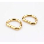 Pro Háčkování Polokroužek 20x15 mm zlatý – Zboží Mobilmania