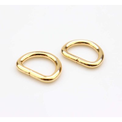 Pro Háčkování Polokroužek 20x15 mm zlatý – Zboží Mobilmania