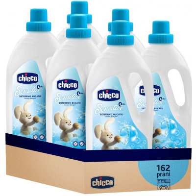 Chicco Prostředek prací dětský Sensitive 6 x 1,5 l 27 PD – Zboží Dáma
