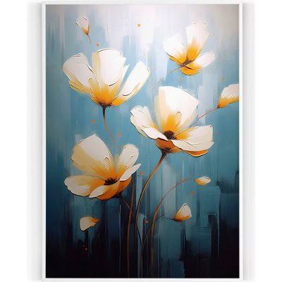 Plakát / Obraz Wildflower Tiskové plátno S bílým okrajem 50 x 70 cm – Hledejceny.cz