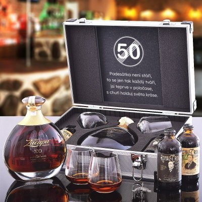 Dárkový kufr s rumem Zacapa Centenario XO Gravírované plexi - text – Hledejceny.cz