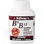 MedPharma B6 B12+kyselina listová 107 kapslí – Hledejceny.cz