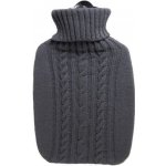 Hugo Frosch Láhev na teplou vodu Klassik pletený antracit 1,8 l – Zboží Dáma