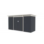 G21 Zahradní domek GRAH 483 - 340 x 142 cm antracitový – Zboží Dáma