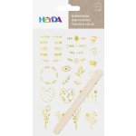 HEYDA Propisoty 10 x 19 cm ornamenty zlaté – Hledejceny.cz