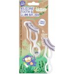 Jack N´Jill dětský silikonový kartáček na zuby a dásně – Sleviste.cz